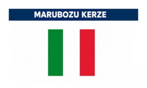 Bullische und bärische Marubozu Kerzen ohne Schatten im Chart